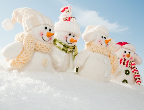 bonhommes-de-neige
