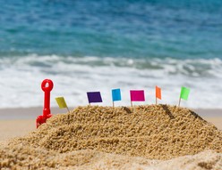 Dans le sable