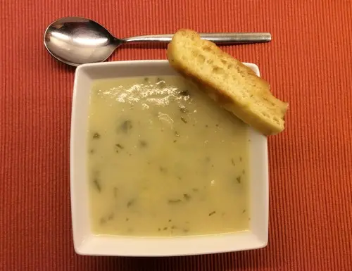 Potage panais et poires