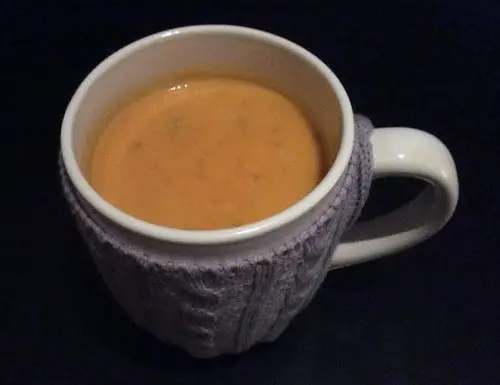 Potage potiron exotique
