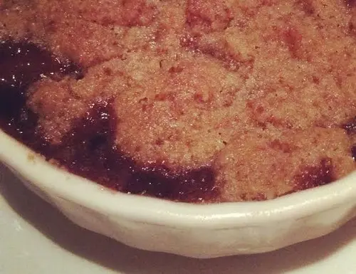 Crumble poires & chocolat