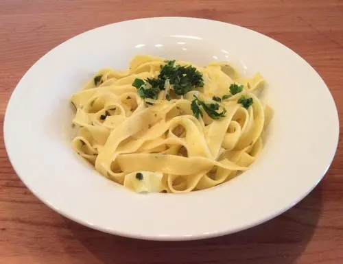 Tagliatelles au citron