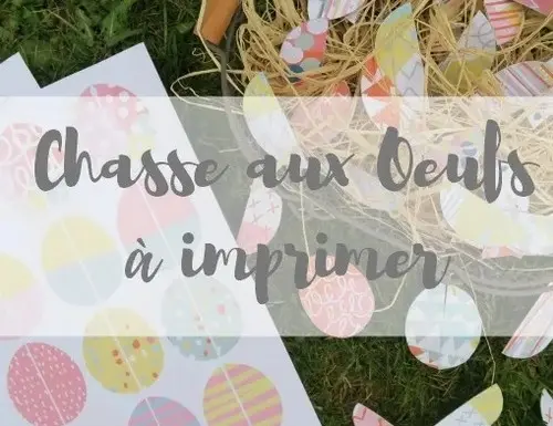 Chasse aux œufs à imprimer
